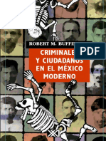 Buffington Robert - Criminales Y Ciudadanos en El Mexico Moderno PDF