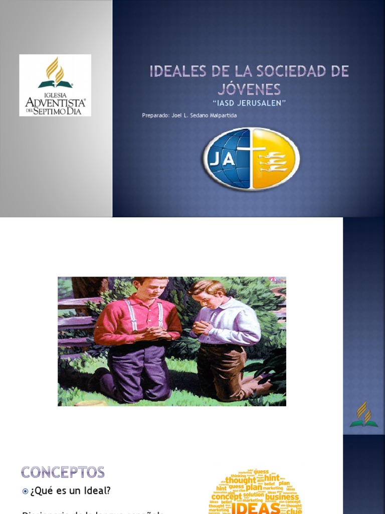 Ideales Ja | PDF | Iglesia Adventista del Séptimo Día | Cristo (título)