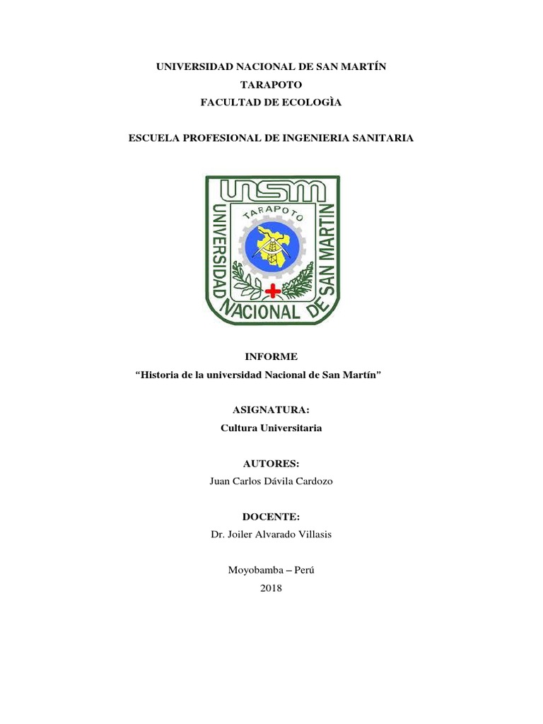 Historia de La Unsm | PDF | Universidad | Perú