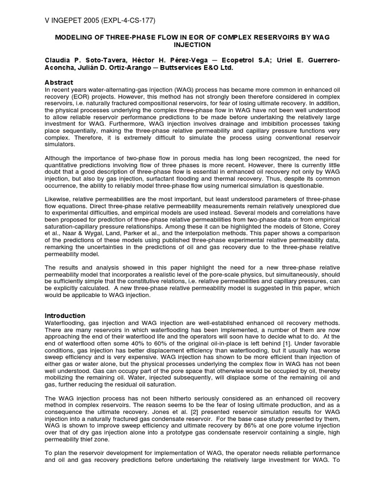 Expl-4-Cs-177 Modeling of Three - Phase Flow in Eor of Complex ...