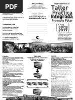Taller de Práctica Integrada Folleto 2017