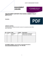 10 Audit and Management Review Procedure FINAL