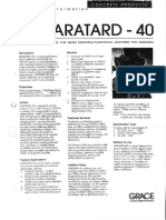 Admixture Specification