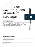 You'll Never Have To Guess at Medium Rare Again.: Always Perfect Chef's Fork