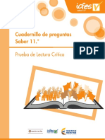 Cuadernillo de preguntas Saber 11 - Lectura critica.pdf