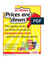 The Regular Prices Are Down On Products ... and They're Staying Down!
