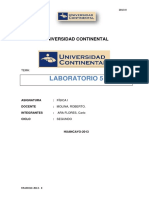 Laboratorio 5: Trabajo y Energía