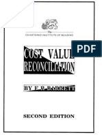 Cost Value Reconciliation F R Barrett