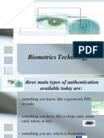 Biometrics Authentication Types