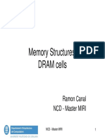 Memory Structures DRAM Cells