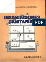 Instalaciones Sanitarias - Jorge Ortíz B. (UNI) PDF