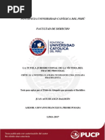 Astuhuaman Baldeon La Tutela Jurisdiccional de La Victima Del Fraude Procesal