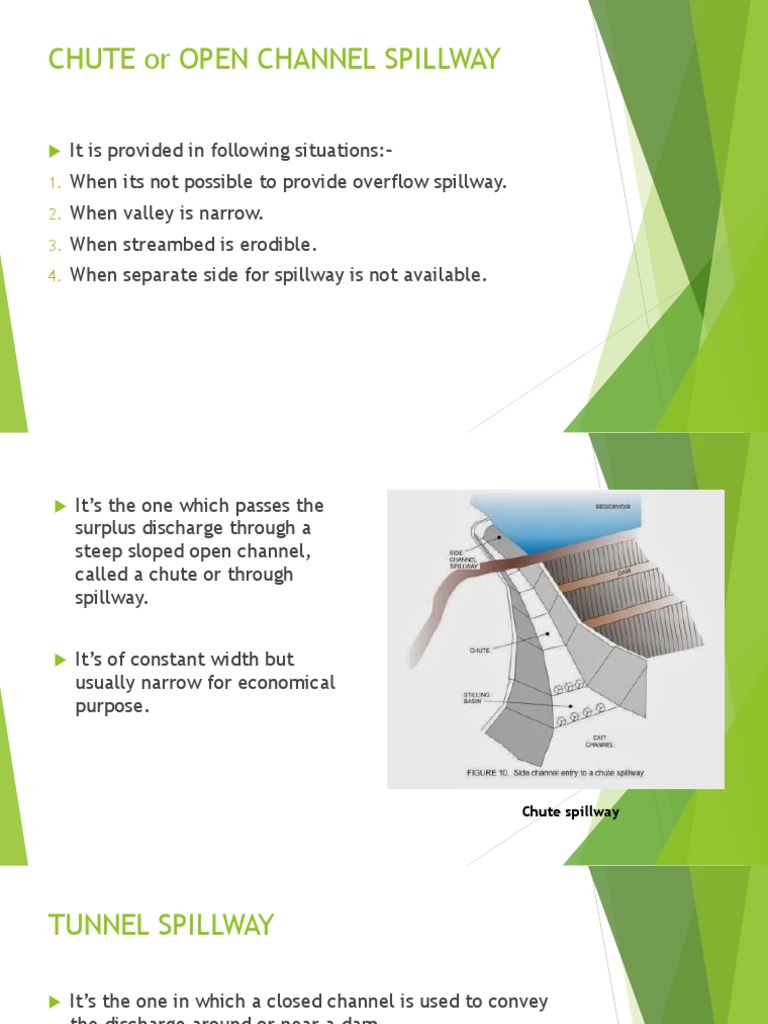 Chute or Open Channel Spillway | PDF