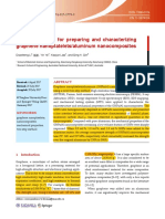 A Novel Method For Preparing and Characterizing Graphene Nanoplatelets/aluminum Nanocomposites