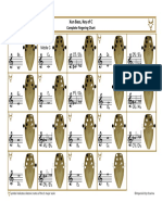 Xun Bass, Key of C: Complete Fingering Chart