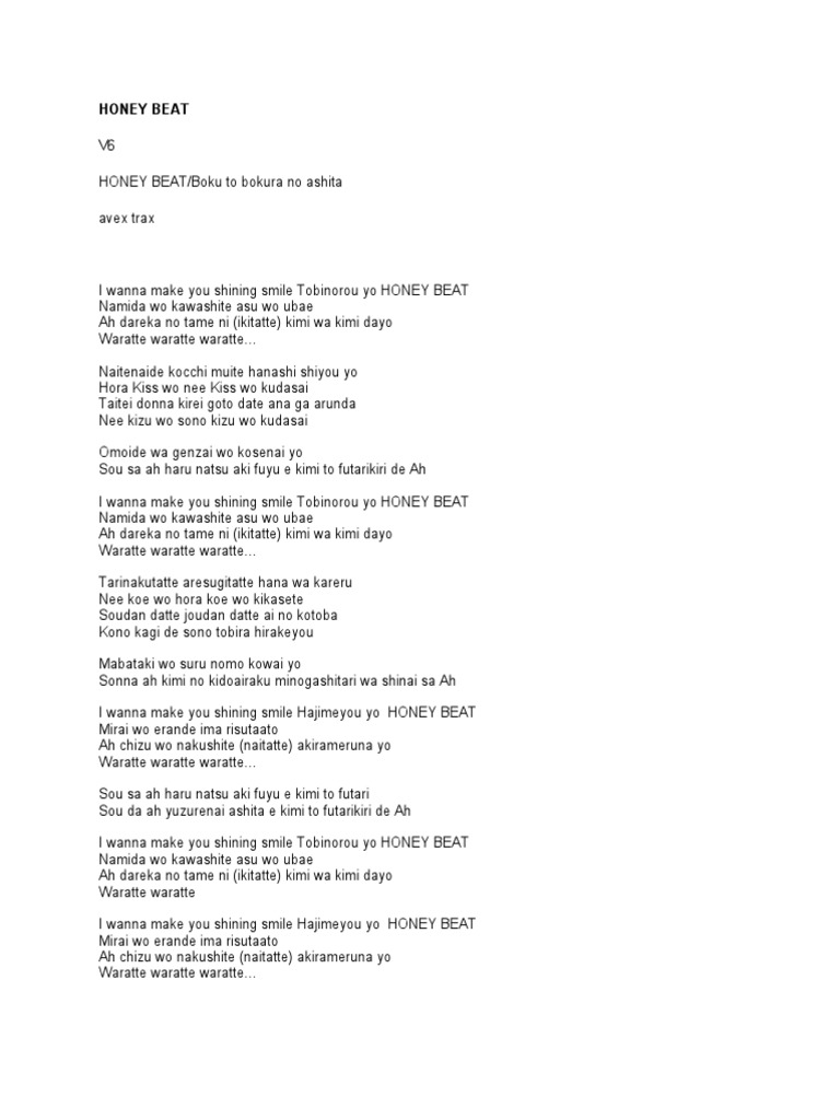 Kimi Dayo Kimi Nandayo Lyrics Japanese - bmp-wire