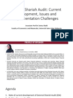 External Shariah Audit: Current Development, Issues and Implementation Challenges 