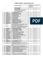 Illustrated Parts Data For RADIO Trade