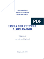 Limba shi cultura a Armanjlor - Ti clasa III