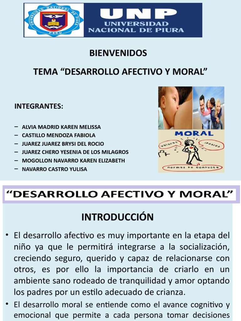 Desarrollo Afectivo y Moral en Niños | PDF | Teoría de apego ...