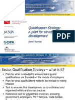 Qualification Strategy Development