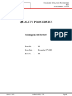 Procedure for Management Review