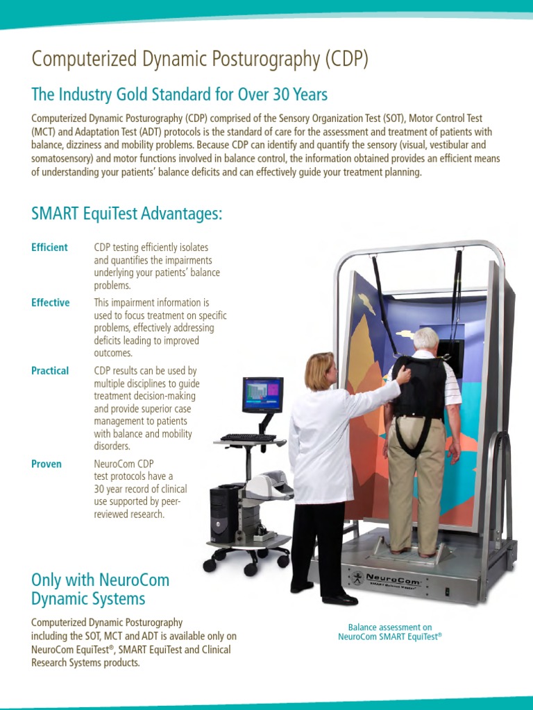 Computerized Dynamic Posturography (CDP) PDF Balance (Ability