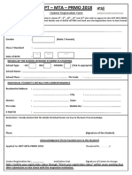 Student Registration Form