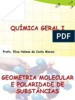 Geometria Molecular e Polaridade de Substâncias