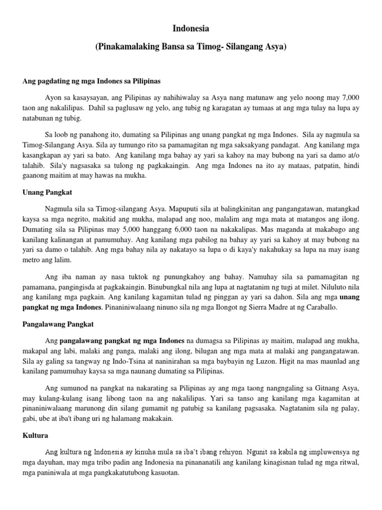Indonesia Pdf