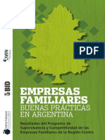 EMPRESAS FAMILIARES. Buenas Practicas en Argentina