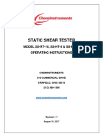 Static Shear Tester and EZ Shear Manual v17