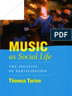 Turino, Thomas. Music As Social Life