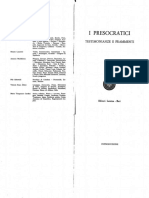 I Presocratici - Testimonianze e Frammenti (A Cura Di G Giannantoni, Con Note Di Commento, 2 Voll in 1) PDF