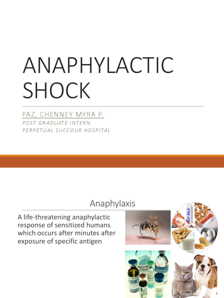 Anaphylactic Shock PDF Inflammation Complement System