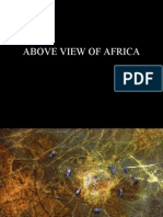 Above View of Africa