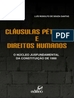 LIVRO-clausulas Petreas E Direitos Humanos-LUIS RODOLFO DE SOUZA DANTAS