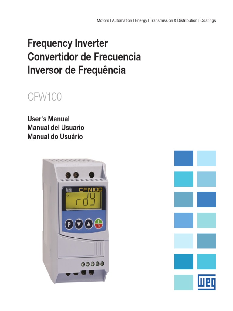 CFW100 Inverter User Manual | PDF | Power Supply | Power Inverter