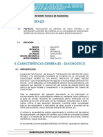 Instalación de servicios de agua potable y saneamiento en Chacatama