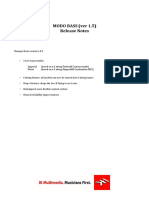 What's New in Modo Bass 1.5