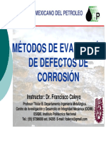 MetodosdeEvaluaciondeDefectosdeCorrosion Ing Francisco Caleyo PDF