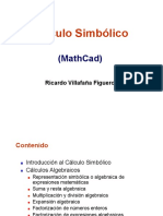 MathCad Cálculo Simbólico Villafaña