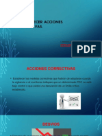 Accion Correctiva 5 Haccp