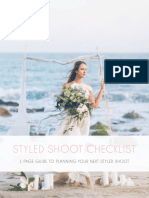 CN Styled Shoot Checklist