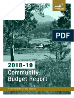 2018-19 Community Budget Report