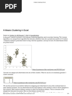 K-Means Clustering in Excel