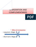 Immigration and Complementaries
