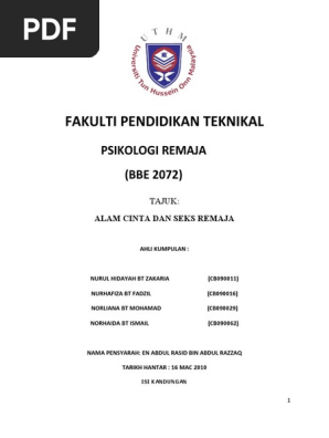 Alam Cinta Dan Seks Remaja Pdf