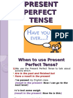 Present Perfect Grammar-Speaking Task