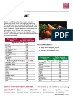 AM Low Purine Diet - English